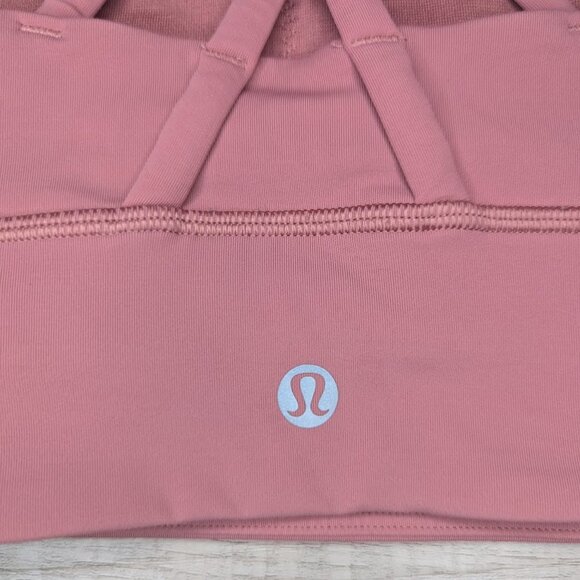 lululemon Energy High-Neck Longline Bra * Brier Rose * Size 2 - Picture 3 of 4